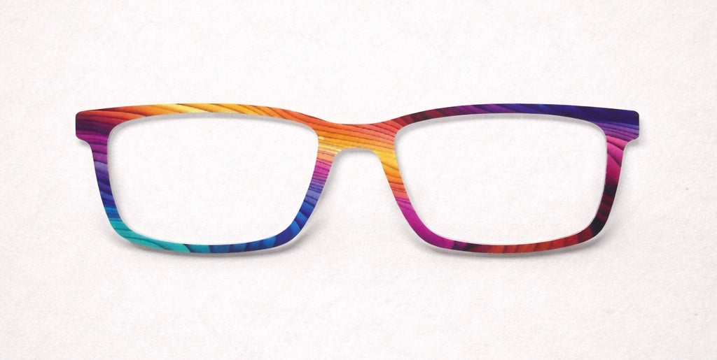 Color Explosion Prints Magnetic Eyewear Toppers | Compatible with PAIR®