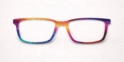 Color Explosion Prints Magnetic Eyewear Toppers | Compatible with PAIR®