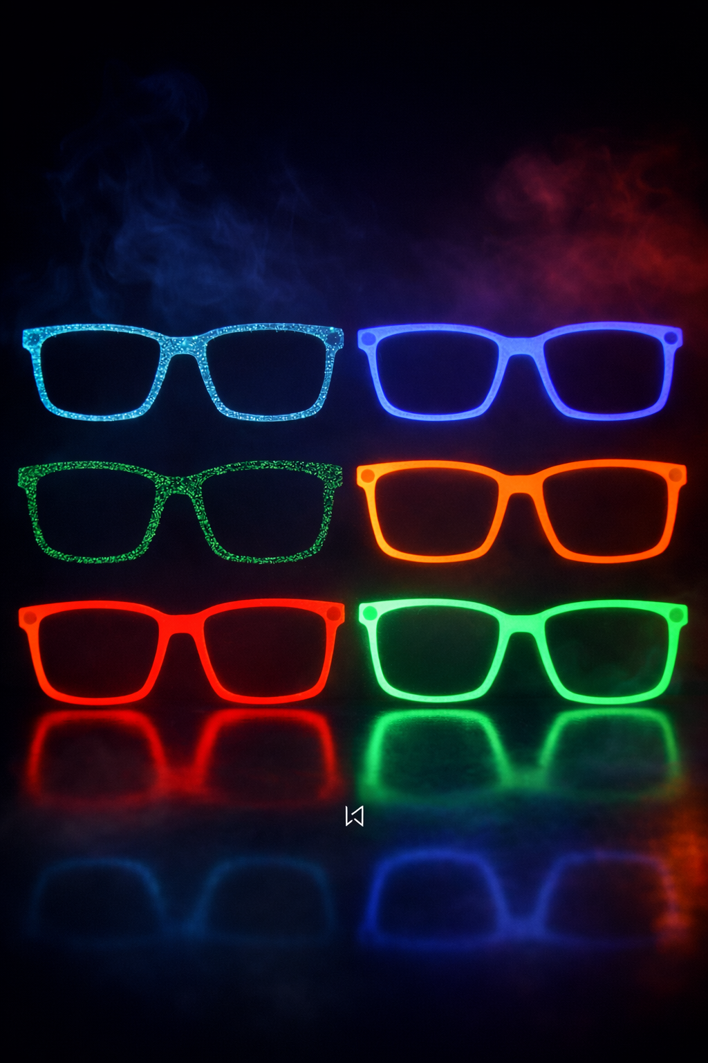 Glow-In-The-Dark Magnetic Eyewear Toppers | Compatible with PAIR