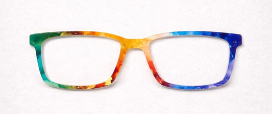 Color Explosion Prints Magnetic Eyewear Toppers | Compatible with PAIR®