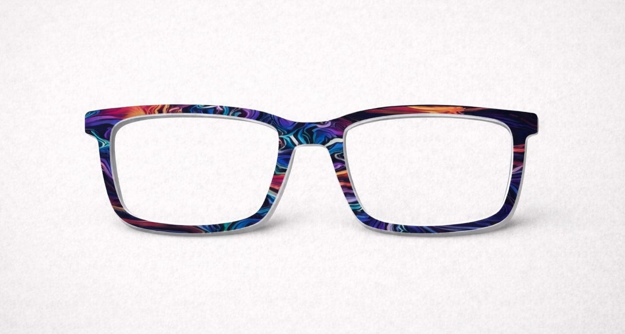 Color Explosion Prints Magnetic Eyewear Toppers | Compatible with PAIR®