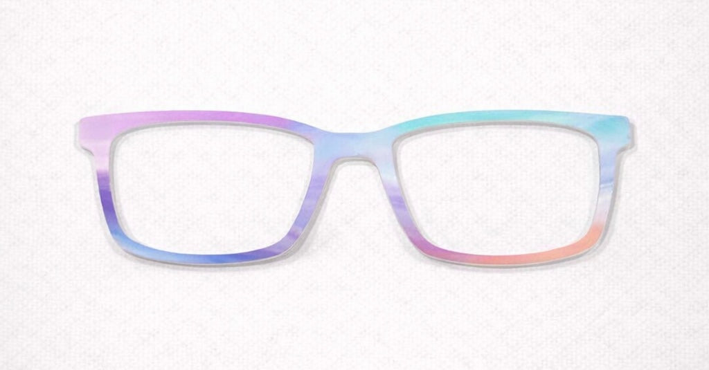 Color Explosion Prints Magnetic Eyewear Toppers | Compatible with PAIR®