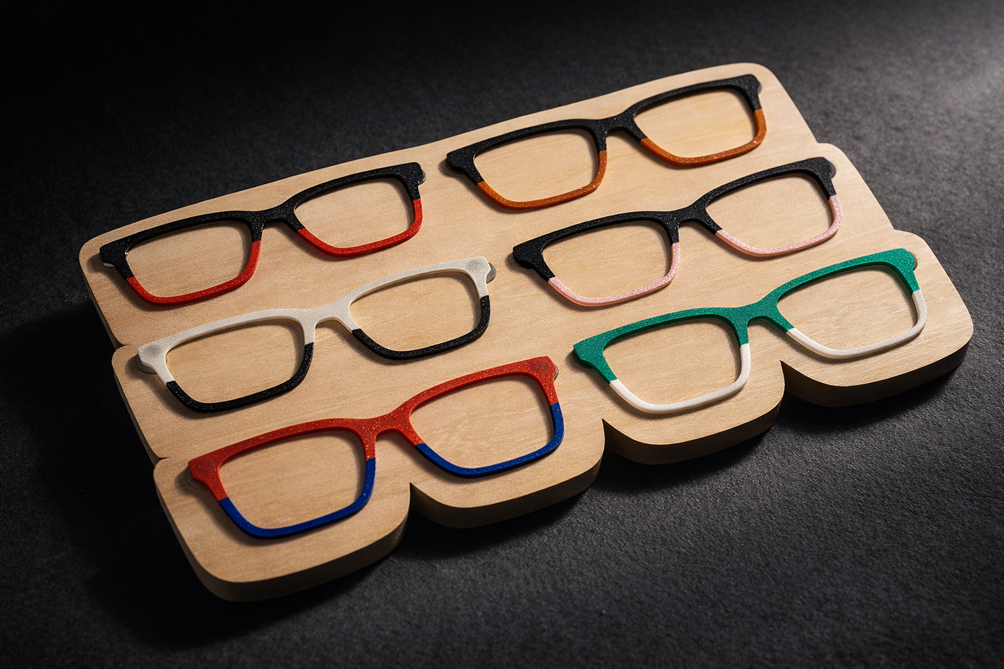 Two-Tone Magnetic Eyewear Toppers | Compatible with PAIR