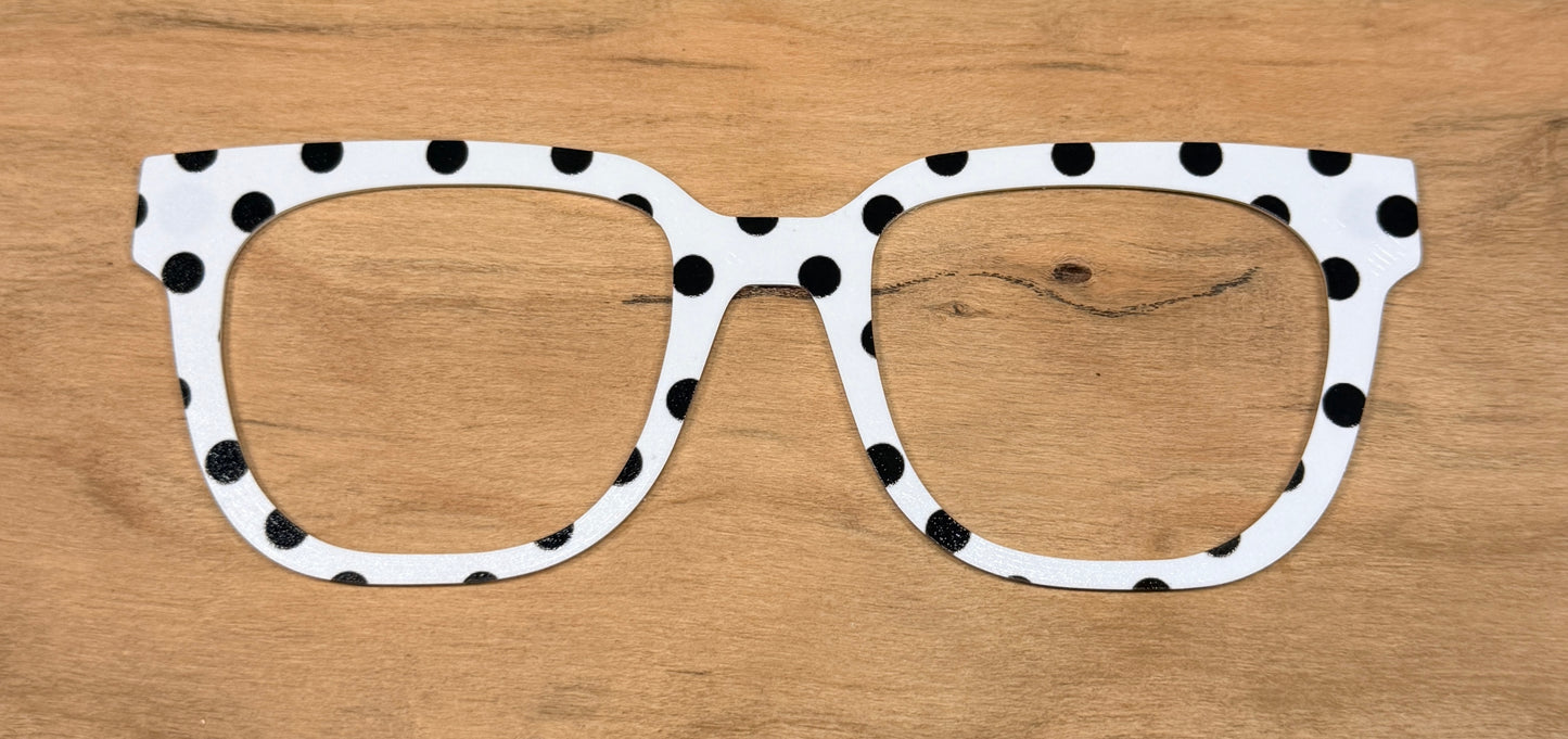 Polka Dot Prints Magnetic Eyewear Toppers - UV Printed | Compatible with Pair Eyewear