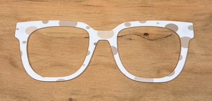 Polka Dot Prints Magnetic Eyewear Toppers - UV Printed | Compatible with Pair Eyewear