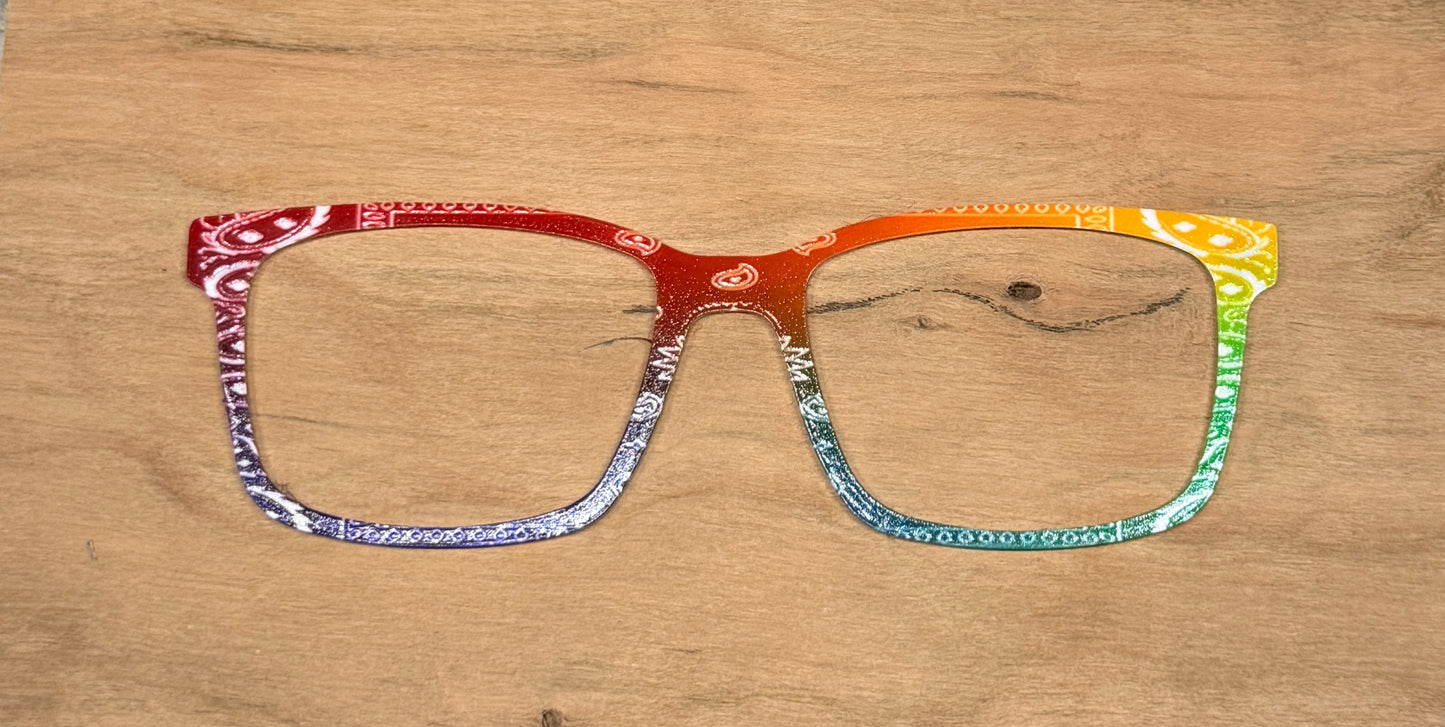 Printed Pattern Magnetic Eyewear Toppers | Compatiable with PAIR
